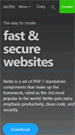 Mobile Screenshot of nette.org